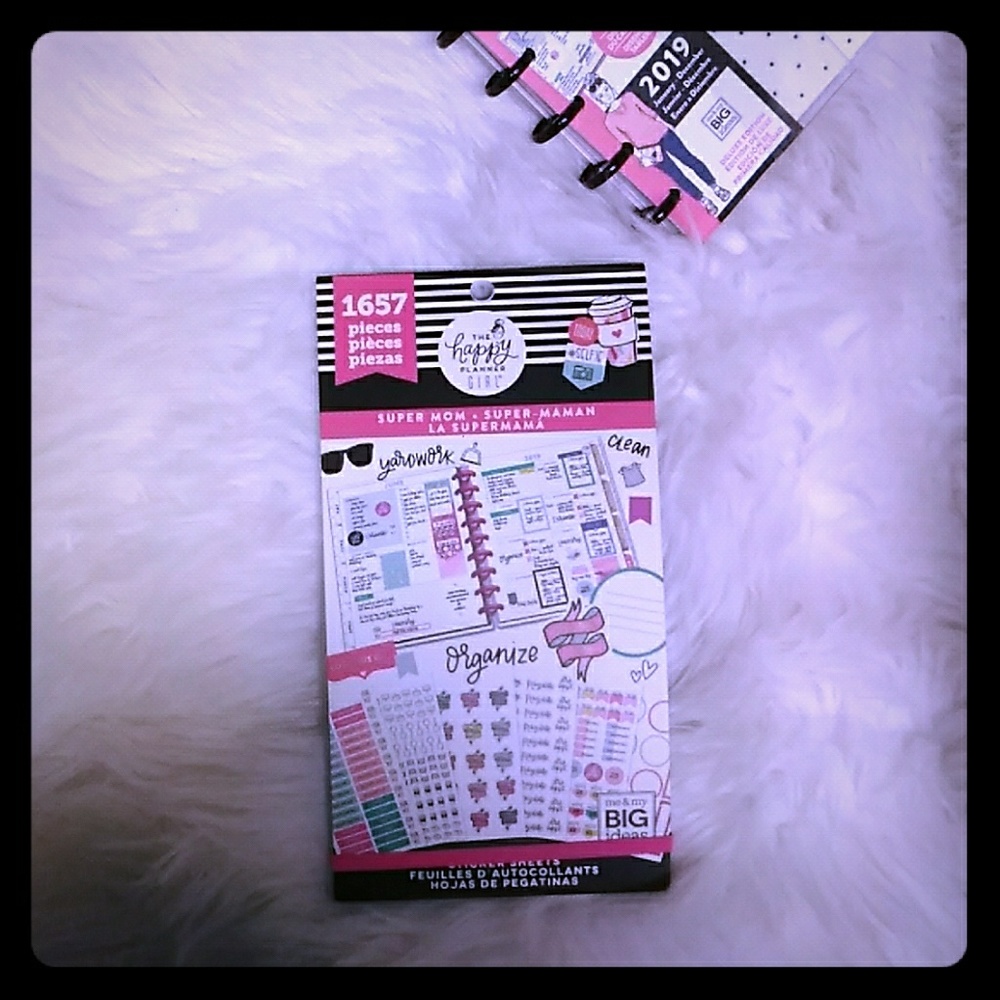 HAPPY PLANNER Sticker Book Super Mom 2019